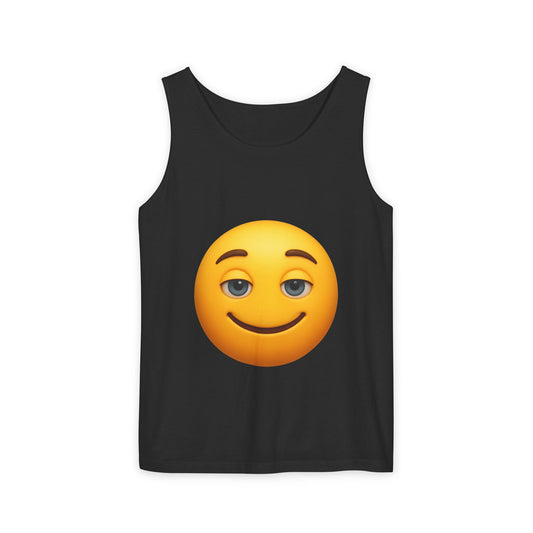 Smiley Face Unisex Tank Top | Funny Summer Apparel, Casual Wear, Gift for Him/Her, Beachwear, Vacation Style