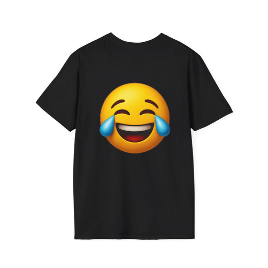 Unisex Emoji T-Shirt, Funny Graphic Tee, Casual Wear, Gift for Friends, Laughter Quote Shirt