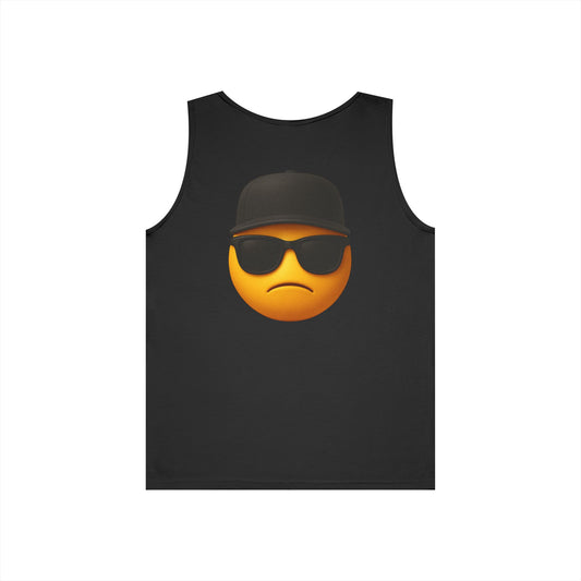 Cool Emoji Unisex Tank Top | Summer Vibes, Casual Wear, Gift for Friends, Emoji Apparel, Trendy Fashion