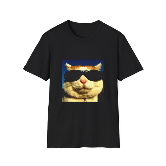 Cool Cat Sunglasses T-Shirt | Funny Pet Lover Gift, Casual Wear, Animal Lovers Tee, Birthday Surprise, Summer Style