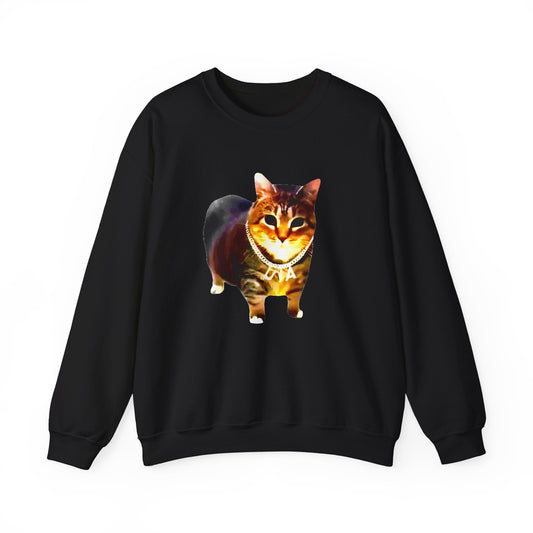 Crewneck Sweatshirt - Funny Viral UIA Cat Design