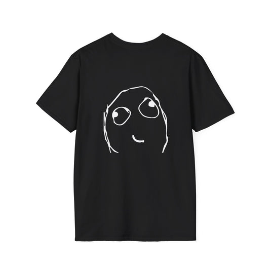 Funny Character Unisex Softstyle T-Shirt - Quirky Design for Casual Wear
