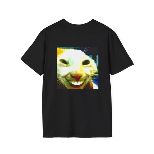Smiling Cat Unisex T-Shirt - Softstyle Graphic Tee