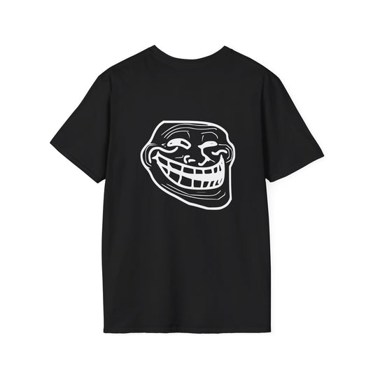 Unisex Softstyle Troll Face T-Shirt - Comfortable Casual Tee for Humor Lovers