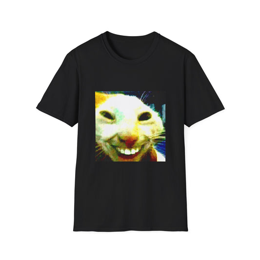 Smiling Cat Unisex Softstyle T-Shirt