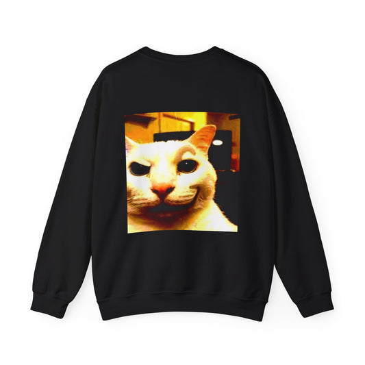Cat Funny Crewneck Sweatshirt