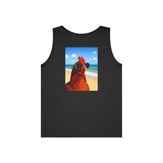 Fun Beach Vibes Tank Top, Summer Apparel, Unisex Graphic Shirt, Beach Day Outfit, Funny Casual Wear