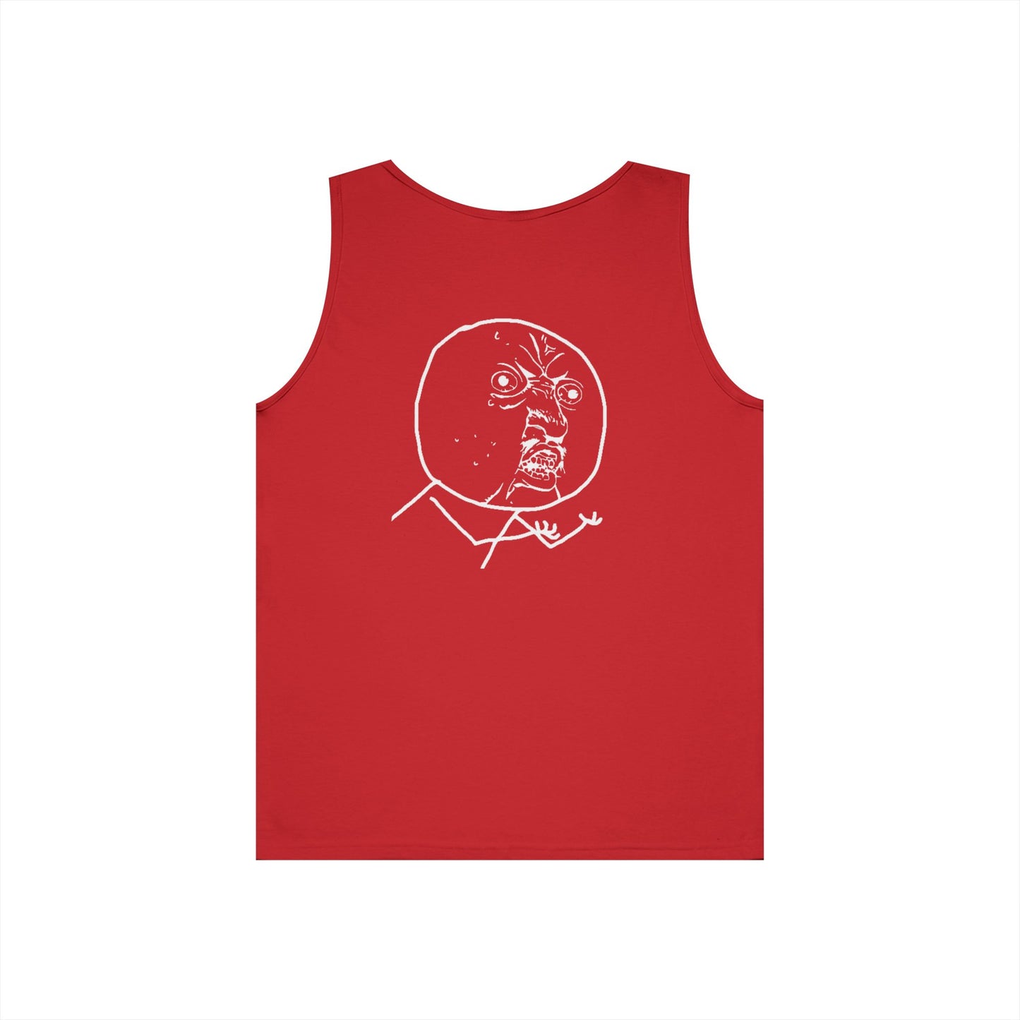 Y U No Meme Tank Top — Funny Internet Meme Graphic Tank