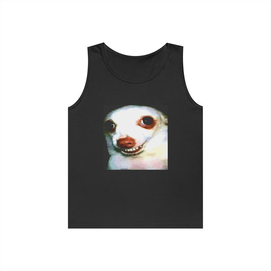 Chihuahua Meme Tank Top — Funny Smiling Dog Graphic