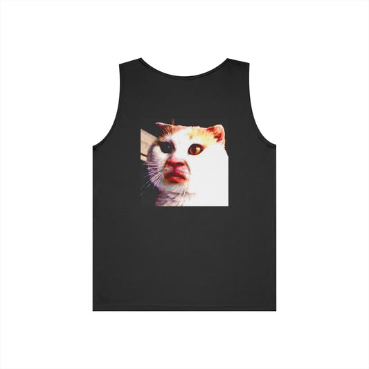 Cat Tank Top - Funny Face Design