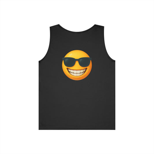 Cool Emoji Summer Tank Top, Graphic Tank Top, Unisex Apparel, Beachwear, Gift for Friends, Summer Vibes