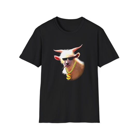 Funny Goat Smoking T-Shirt