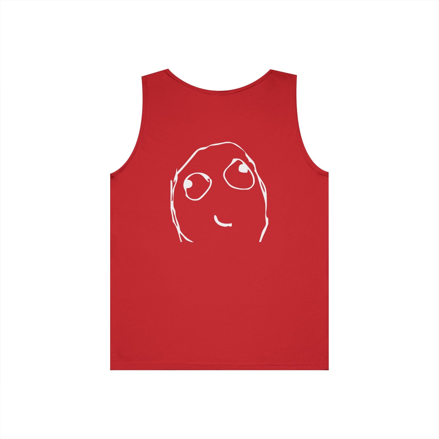 Rage Face Meme Tank Top — Cute Smirk Internet Meme Graphic Tank