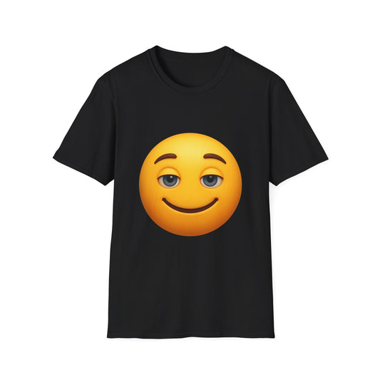Smiley Face Emoji Unisex T-Shirt | Fun Graphic Tee for Casual Wear, Gift for Friends, Birthday, Summer Vibes, Mood Booster