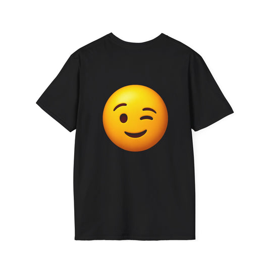 Witty Emoji T-Shirt for Casual Wear, Gift for Friends, Unisex Summer Tee, Funny Graphic Tee, Great for Parties, Birthday Gift