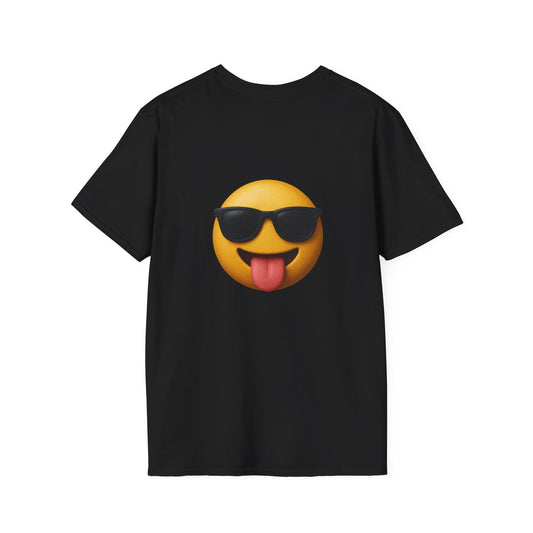 Cool Emoji T-Shirt, Fun Summer Tee, Perfect for Parties, Great GIFTS for Teens, Travel Clothes, Unisex Soft tee
