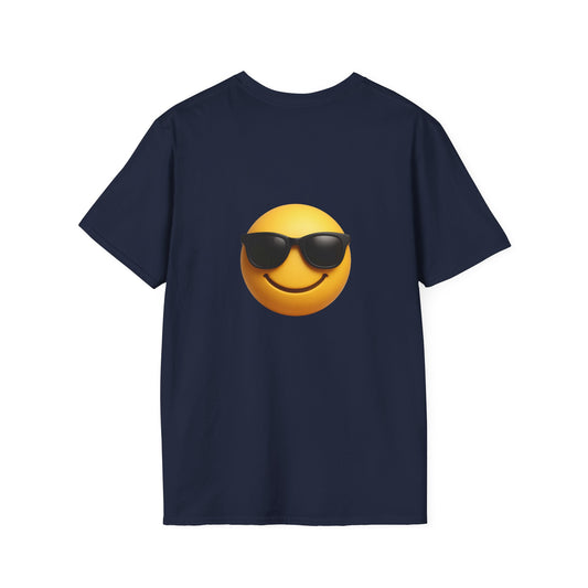 Cool Emoji T-Shirt | Casual Unisex Tee, Summer Vibes, Gift for Friends, Trendy Streetwear, Everyday Wear, Fun Fashion