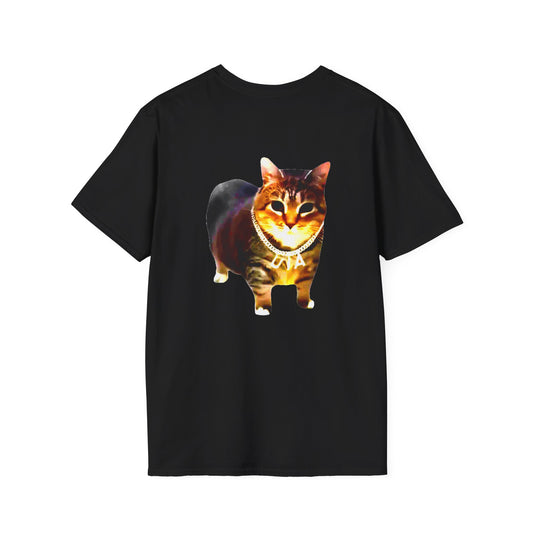 Glowing Cat Unisex T-Shirt - Fun & Playful Gift for Cat Lovers