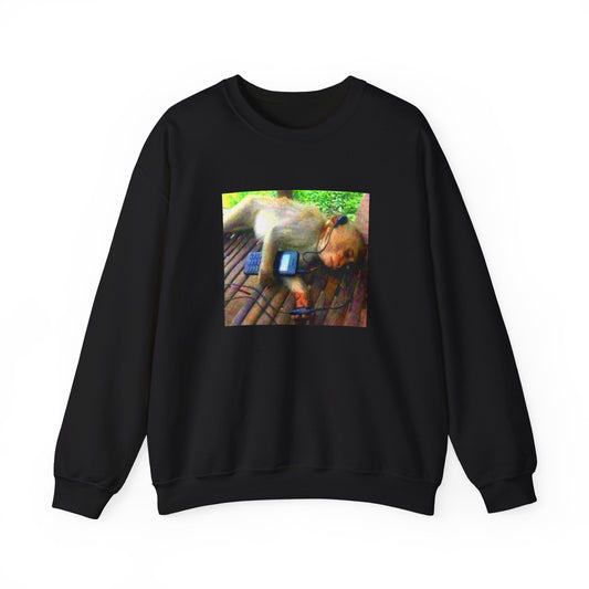 Funny Monkey Sleep Crewneck Sweatshirt