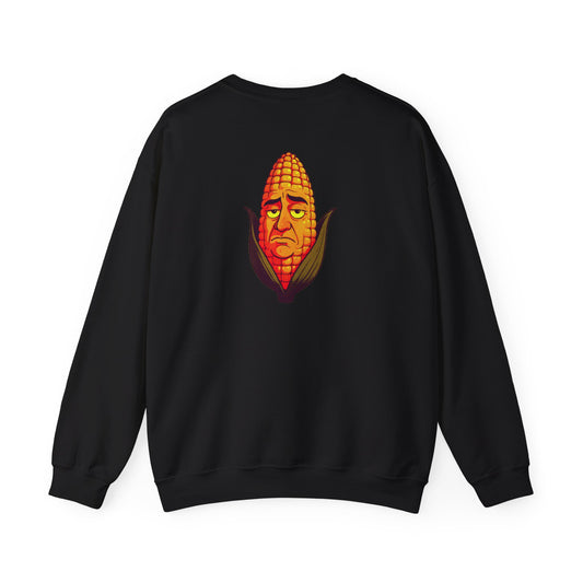 Corn-themed Unisex Crewneck Sweatshirt, Cozy Fall Fashion, Funny Gift for Friends, Casual Wear, Birthday Present, Harvest Celebration