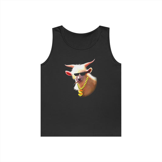 Tank Top Funny Goat Smoking