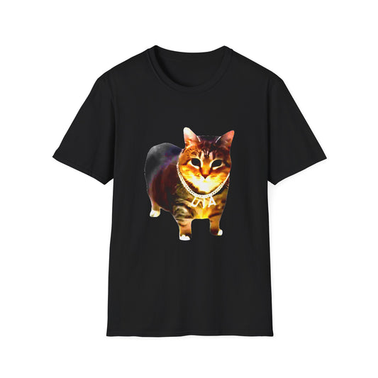 Funny Cat Graphic Unisex Softstyle T-Shirt