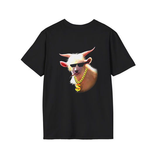 Cool Graphic Tee with Stylish Goat Design, Trendy Casual Wear, Unique Gift for Animal Lovers, Funny T-Shirt, Perfect for Parties