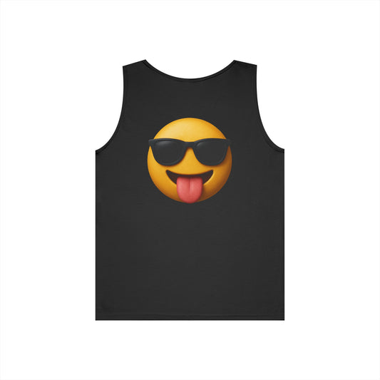 Cool Emoji Unisex Tank Top - Perfect for Summer, Pool Parties, Casual Outfits, Gift for Friends, Emoji Lover