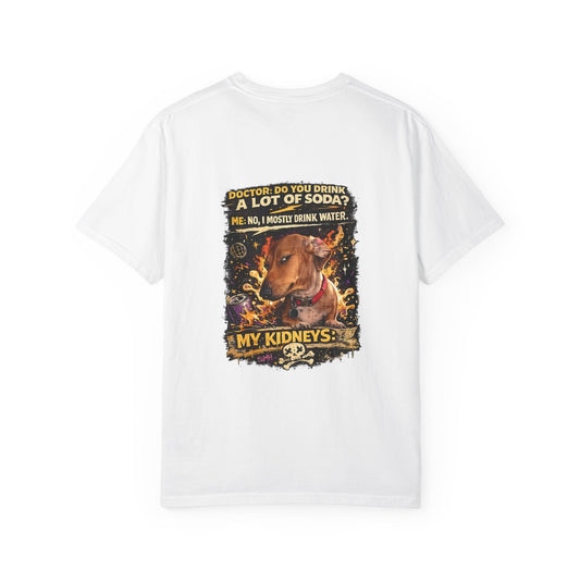 Dog Rescue T-Shirt — Funny "My Kidneys" Dachshund Rescue Shirt