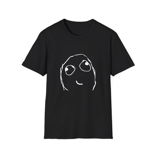 Funny Face Unisex Softstyle T-Shirt - Quirky Graphic Tee for Casual Wear