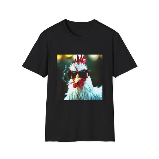 Quirky Chicken Graphic Tee, Unisex T-Shirt with Fun Farm Animal Design, Perfect for Parties, Gifts, Animal Lovers, Casual Wear