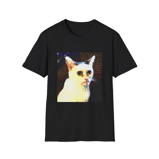 Funny Cat Meme Unisex Softstyle T-Shirt