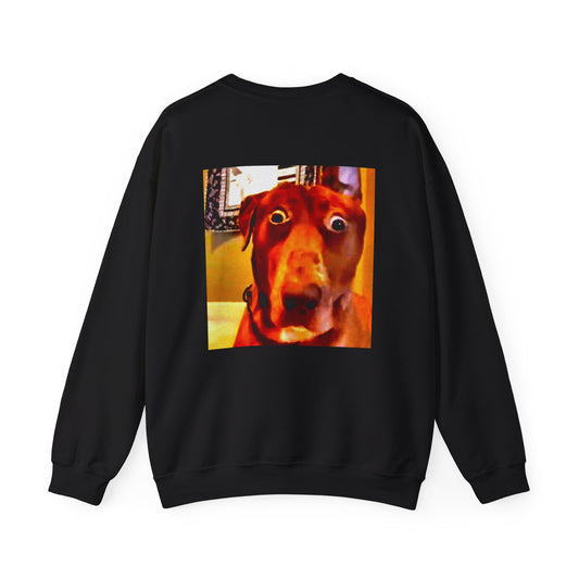 Funny Dog Face Unisex Crewneck Sweatshirt
