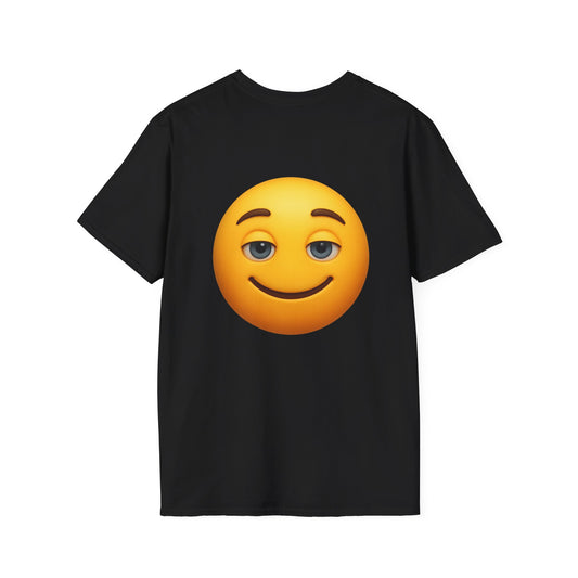 Smiley Emoji Unisex T-Shirt, Casual Wear, Gift for Friends, Fun Day Out, Birthday Celebration, Everyday Style
