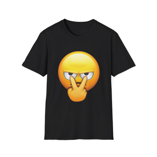 Sassy Emoji T-Shirt, Unisex Graphic Tee, Fun Casual Wear, Gift for Friends, Birthday Party Apparel, Statement Shirt