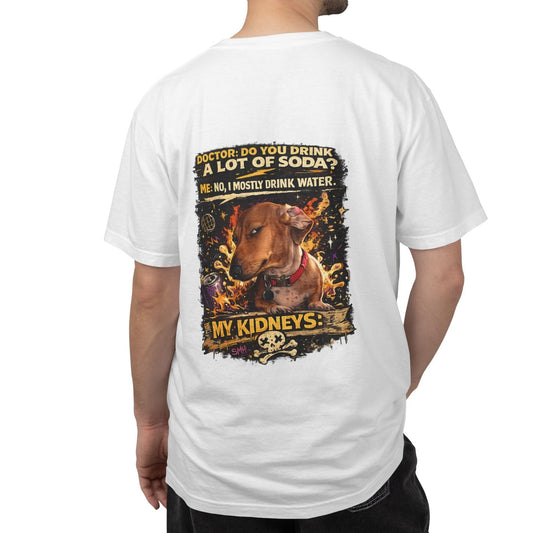Dog Rescue T-Shirt — Funny "My Kidneys" Dachshund Rescue Shirt