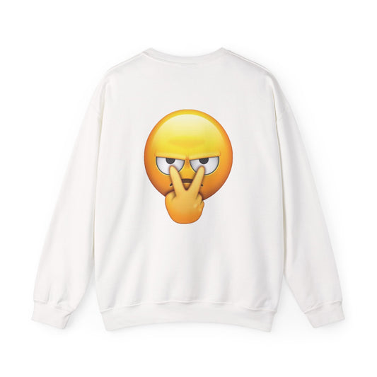 Sassy Emoji Crewneck Sweatshirt, Unisex Sweatshirt, Funny Gift for Her, Casual Wear, Streetwear Style, Comfortable & Stylish