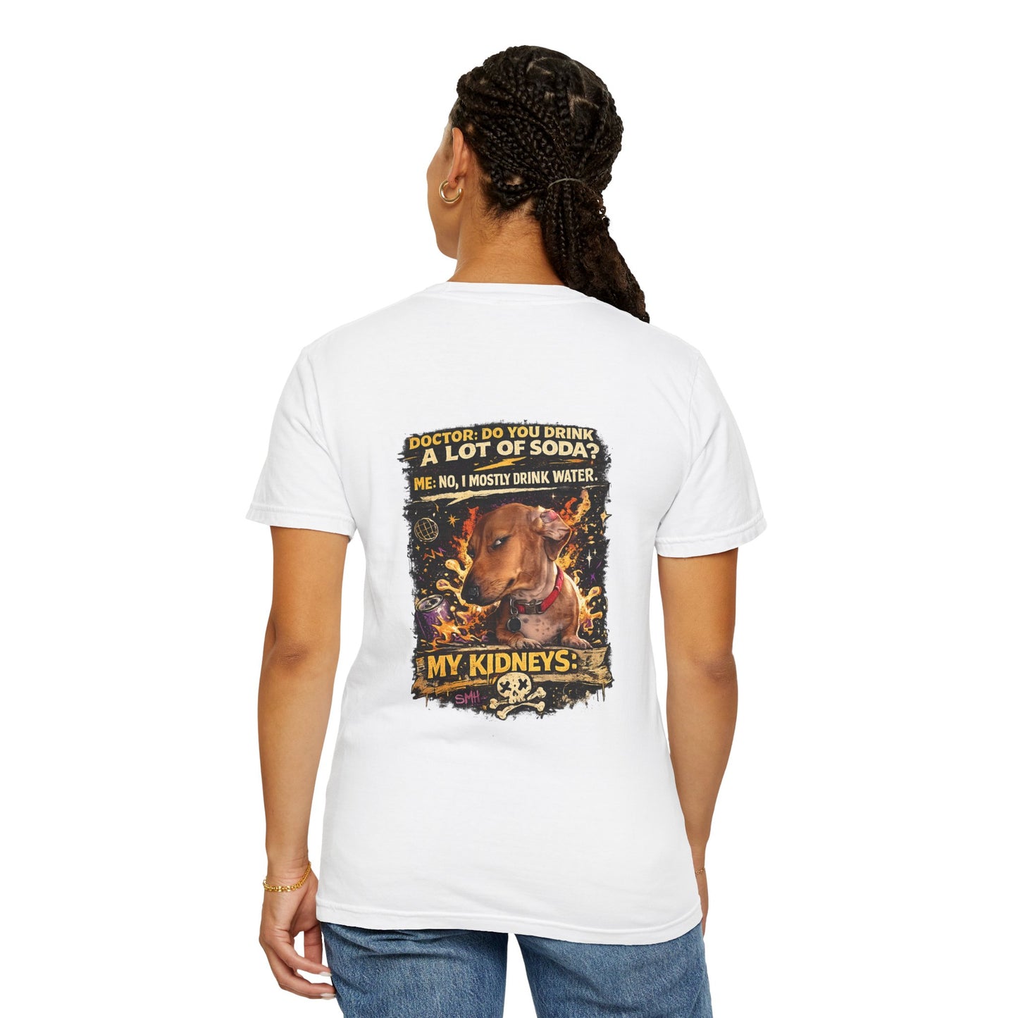 Dog Rescue T-Shirt — Funny "My Kidneys" Dachshund Rescue Shirt