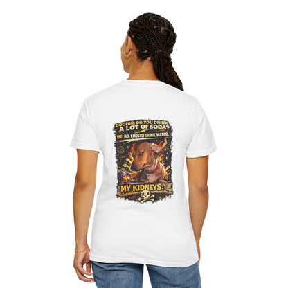 Dog Rescue T-Shirt — Funny "My Kidneys" Dachshund Rescue Shirt