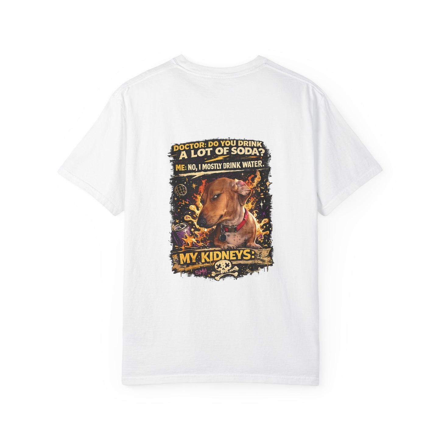 Dog Rescue T-Shirt — Funny "My Kidneys" Dachshund Rescue Shirt